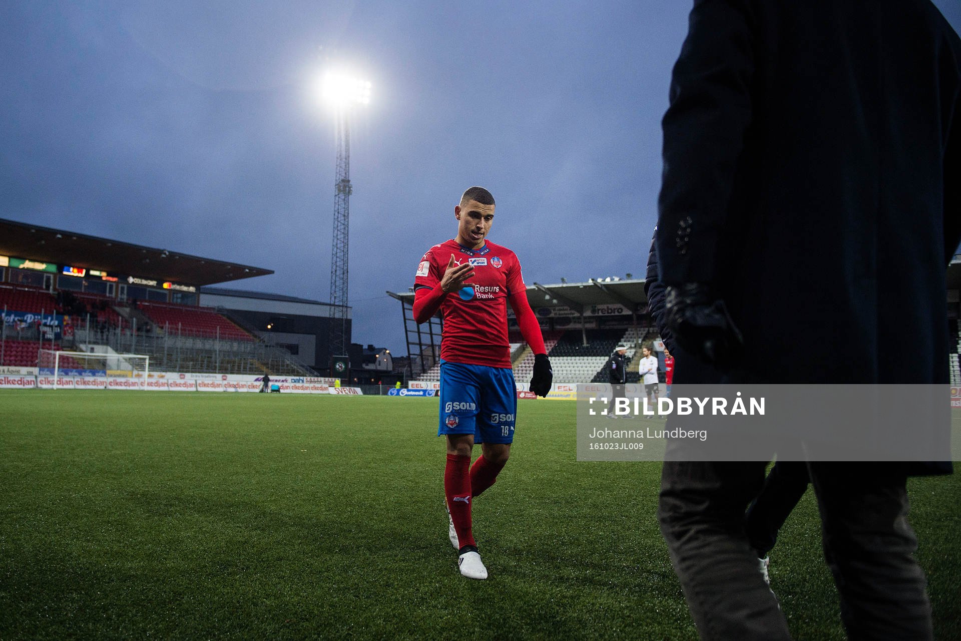 Helsingborgs Jordan Larsson deppar