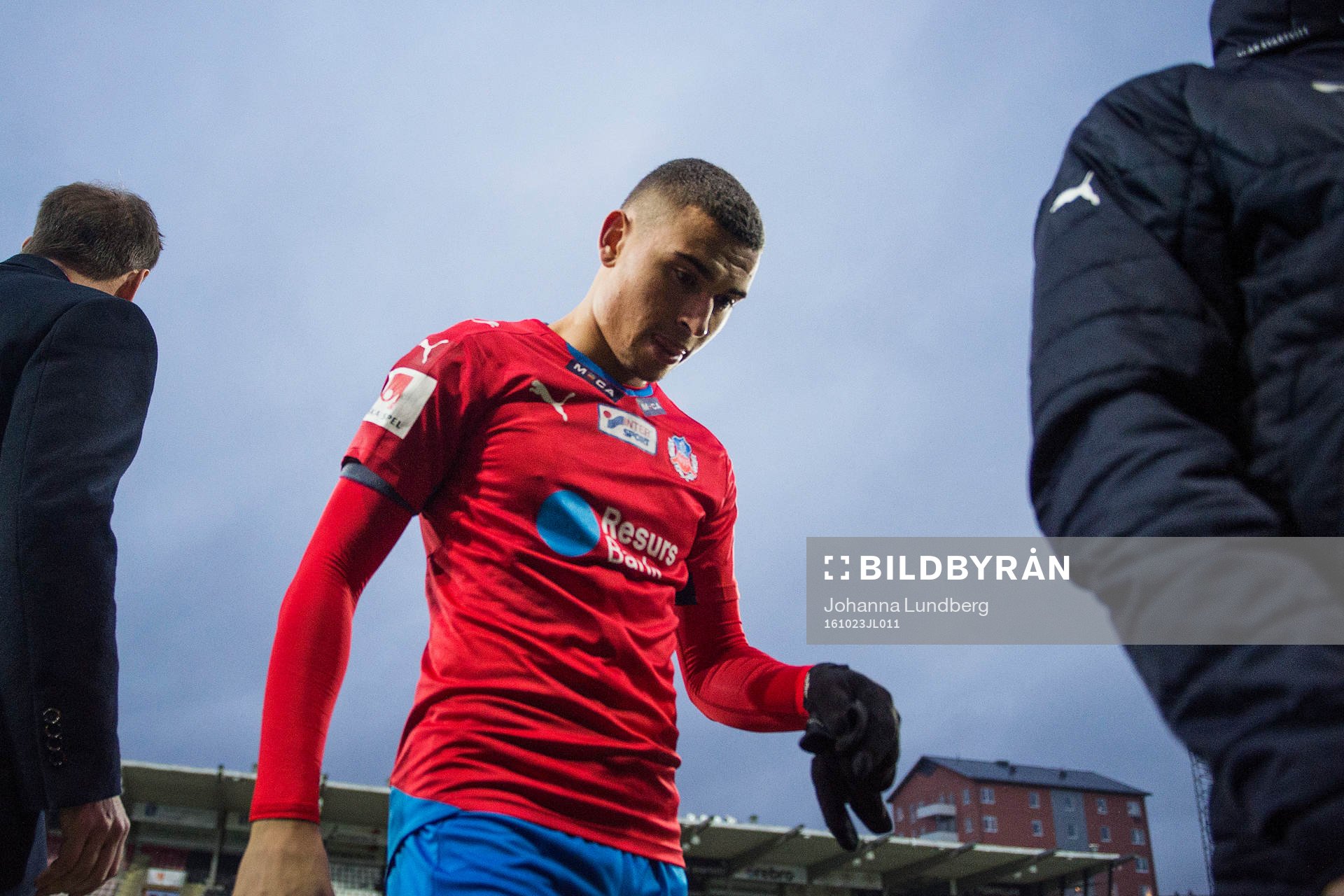 Helsingborgs Jordan Larsson deppar