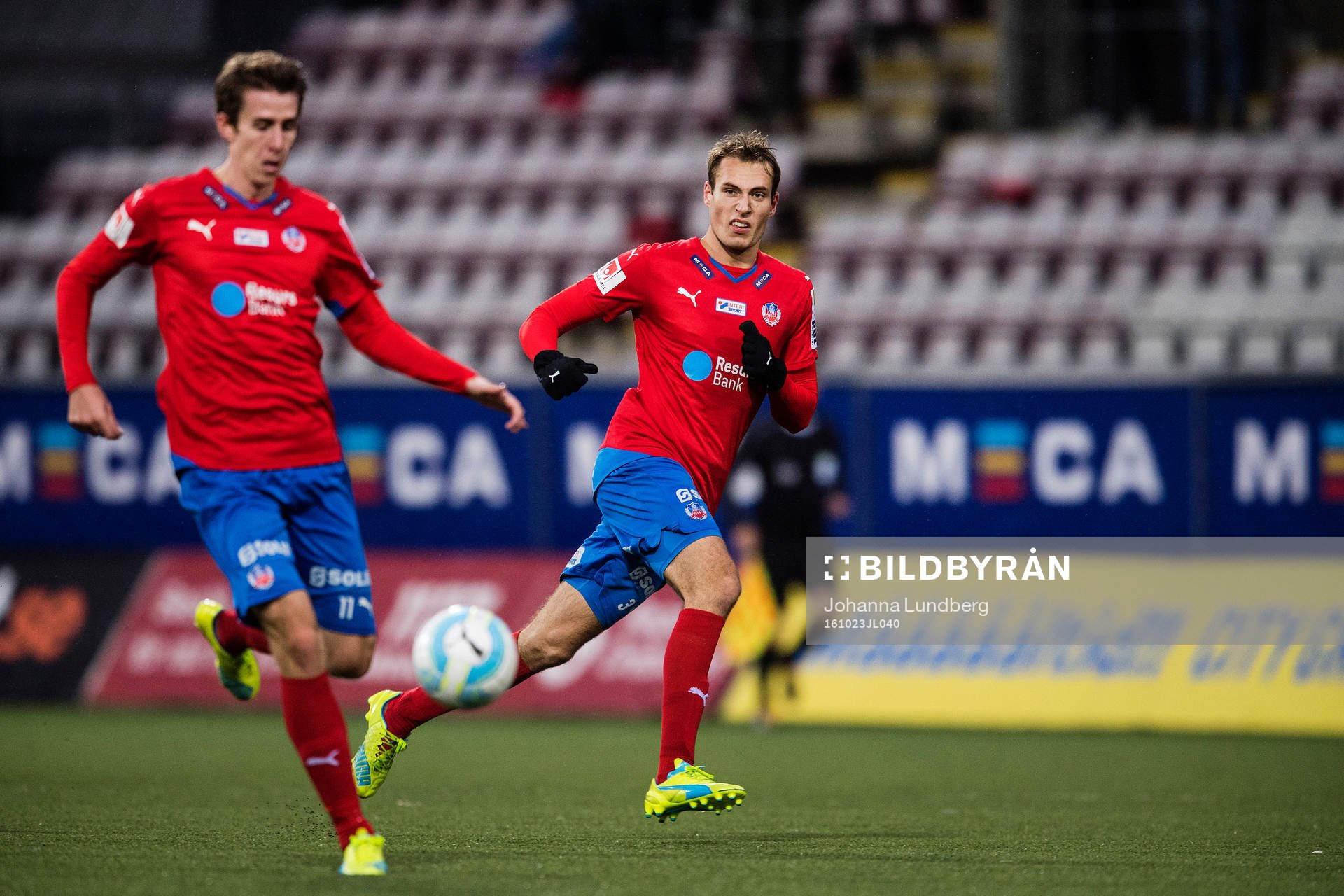 Helsingborgs Adam Eriksson och Frederik Helstrup Jensen