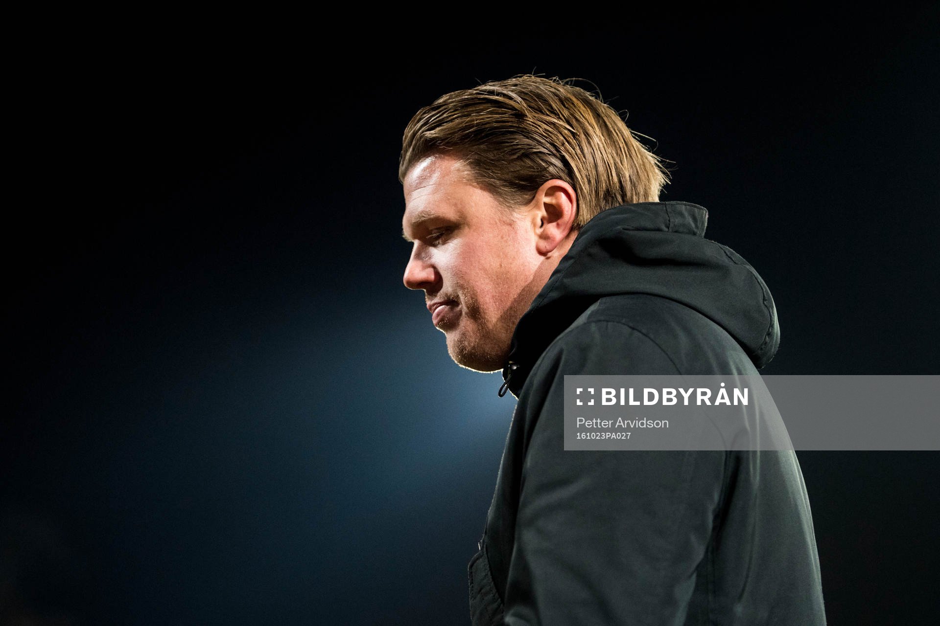 Ängelholms tränare Christian Järdler deppar