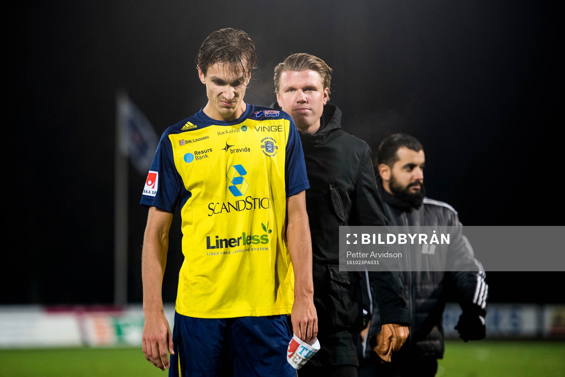 Ängelholms Erik Johansson och tränare Christian Järdler