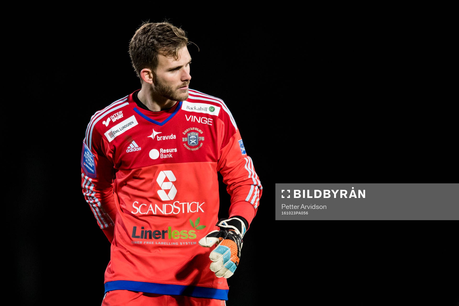Ängelholms målvakt Carl Lindell