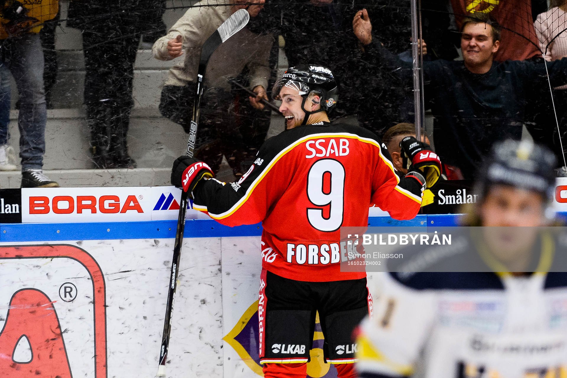 Luleås Johan Forsberg jublar