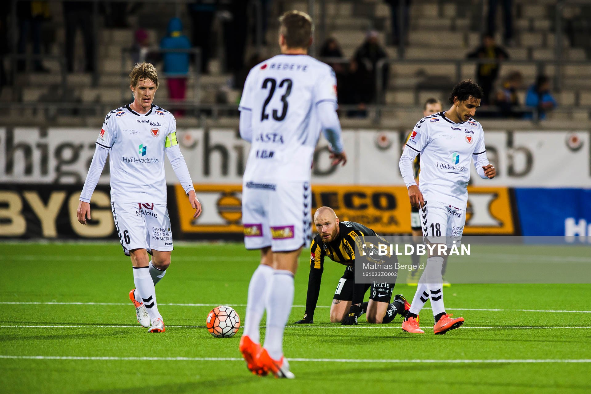 Kalmars Rasmus Elm, Viktor Elm och Mahmoud Eid samt