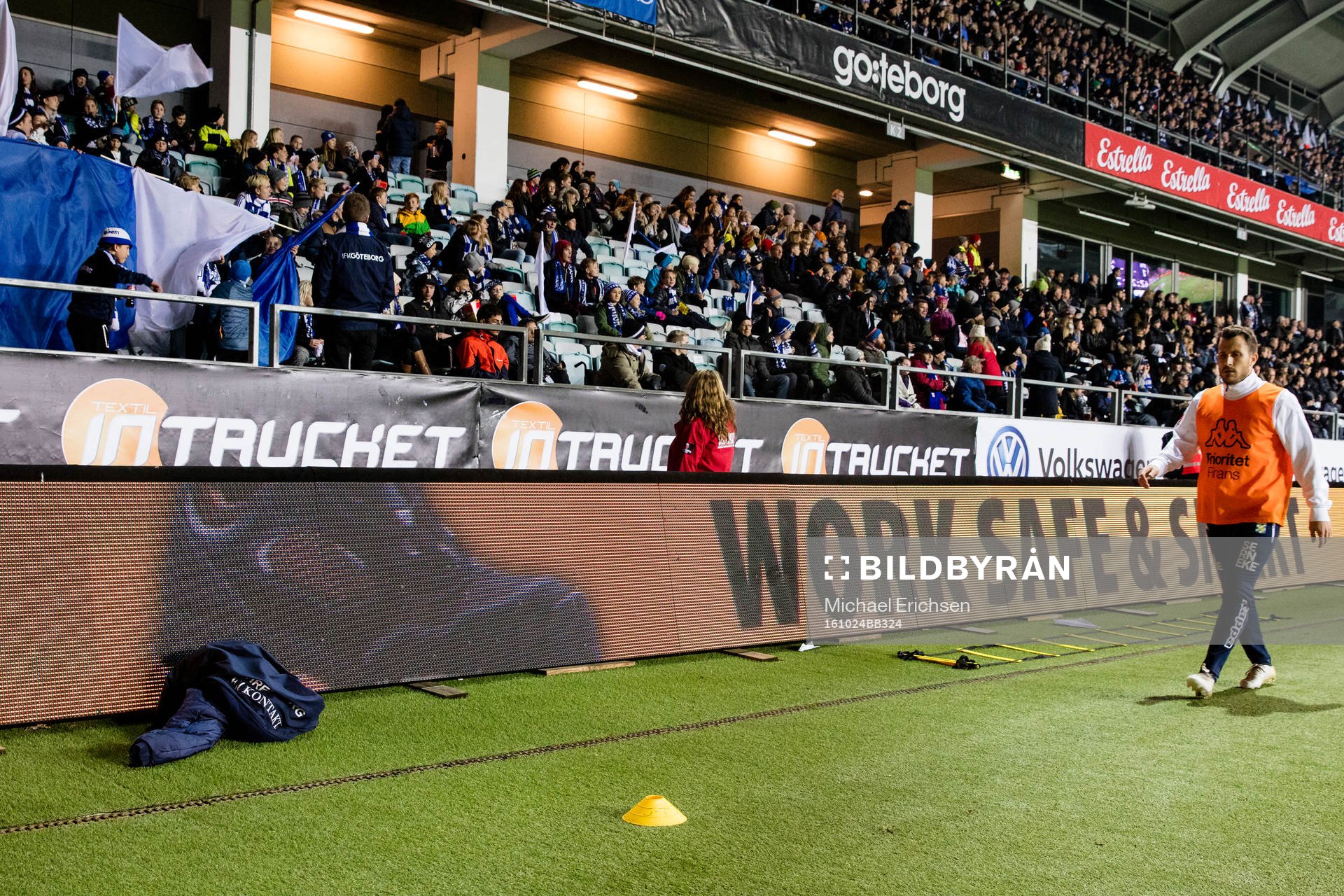 IFK Göteborgs Tobias Hysén värmer upp