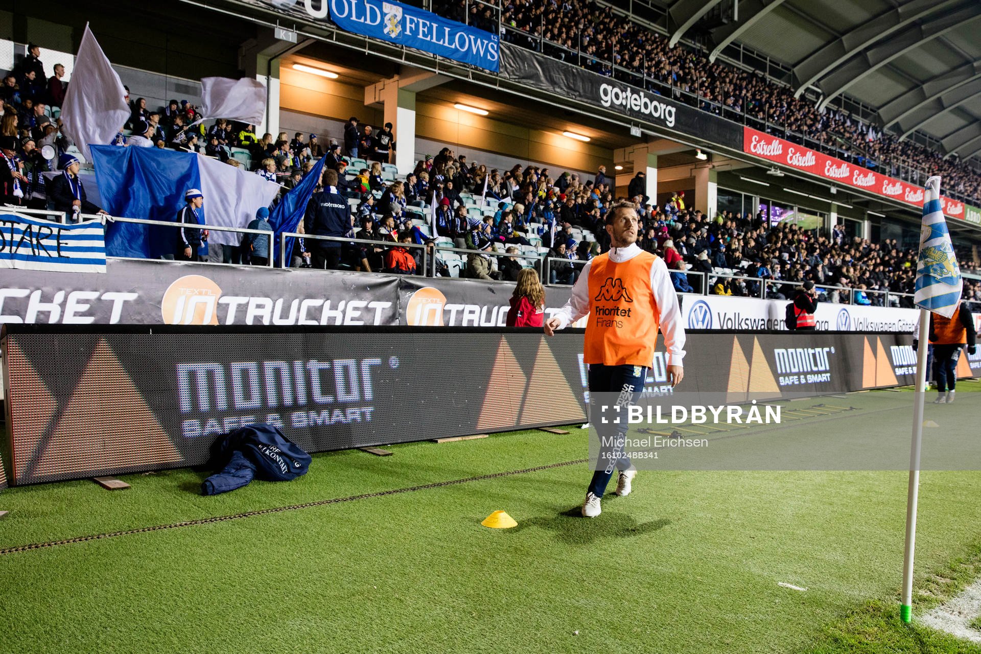 IFK Göteborgs Tobias Hysén värmer upp