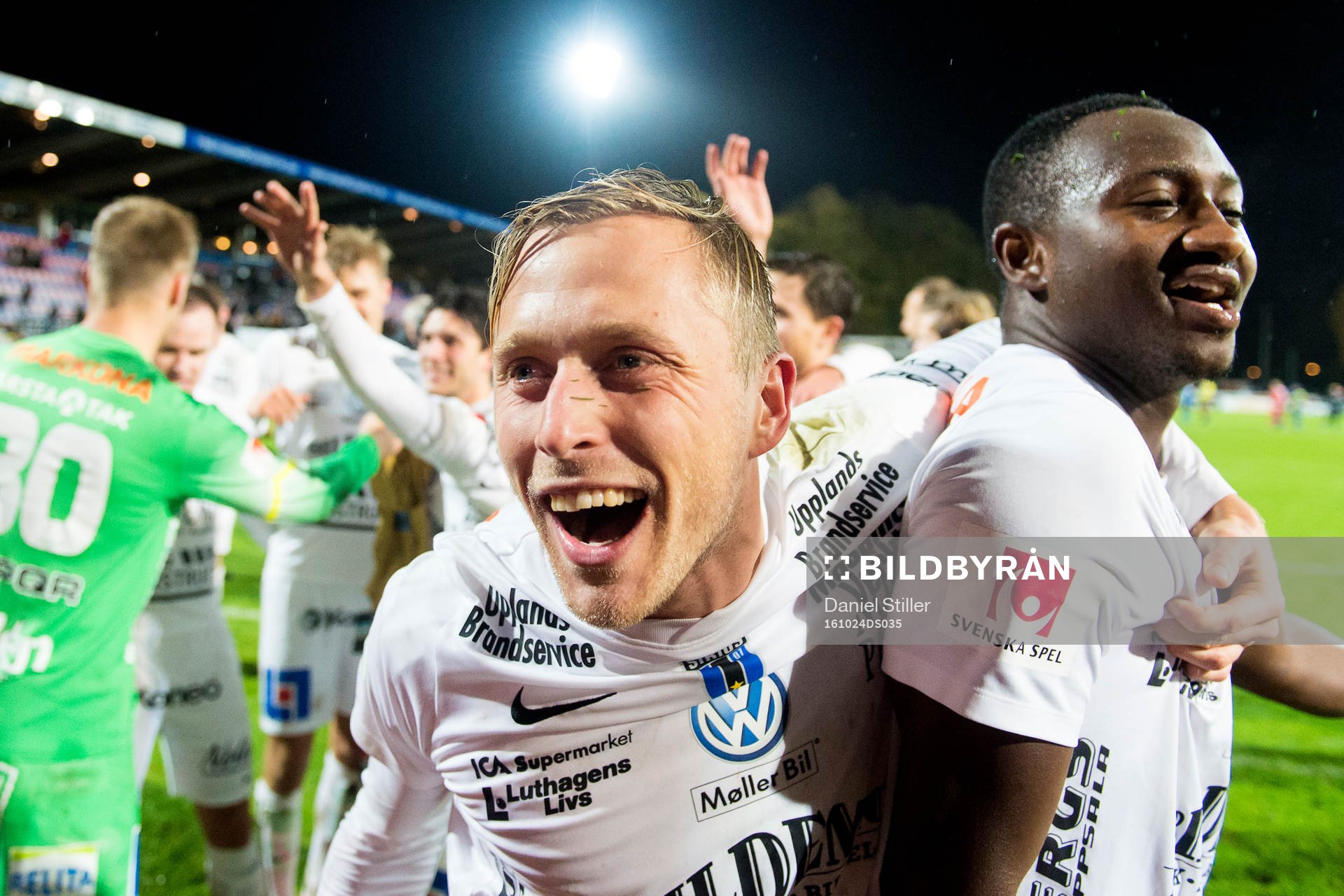 Sirius Christer Gustafsson jublar