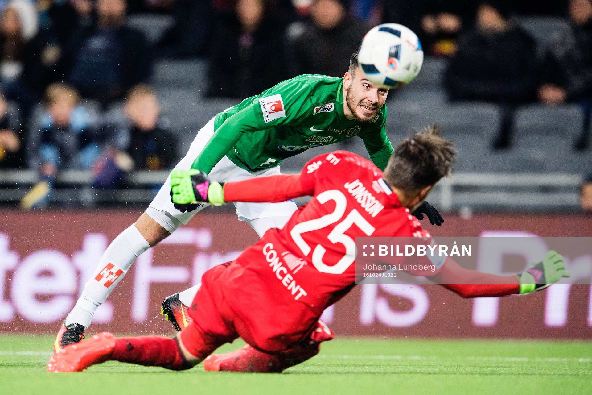 Jönköpings Dzenis Kozica nickar in 0-2 bakom Djurgårdens