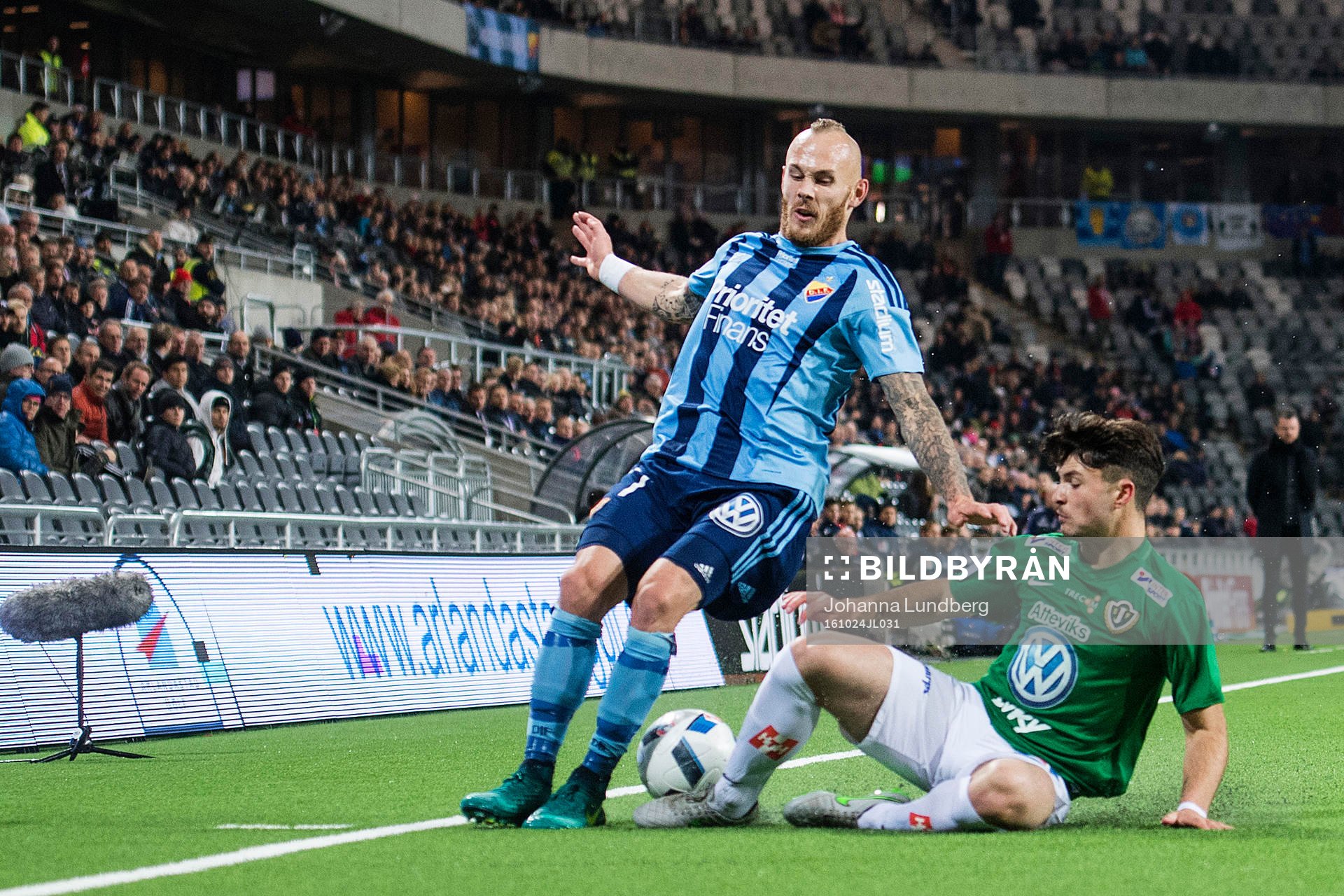 Djurgårdens Magnus Eriksson och Jönköpings Jonathan