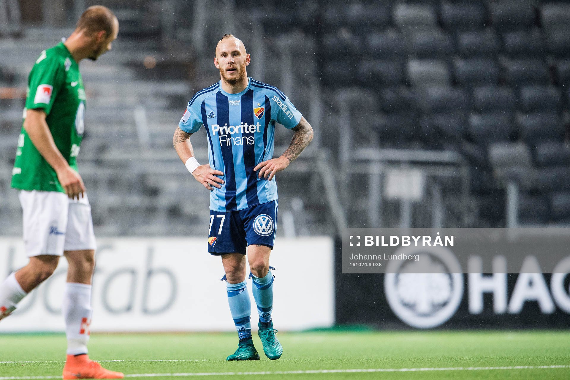 Djurgårdens Magnus Eriksson deppar
