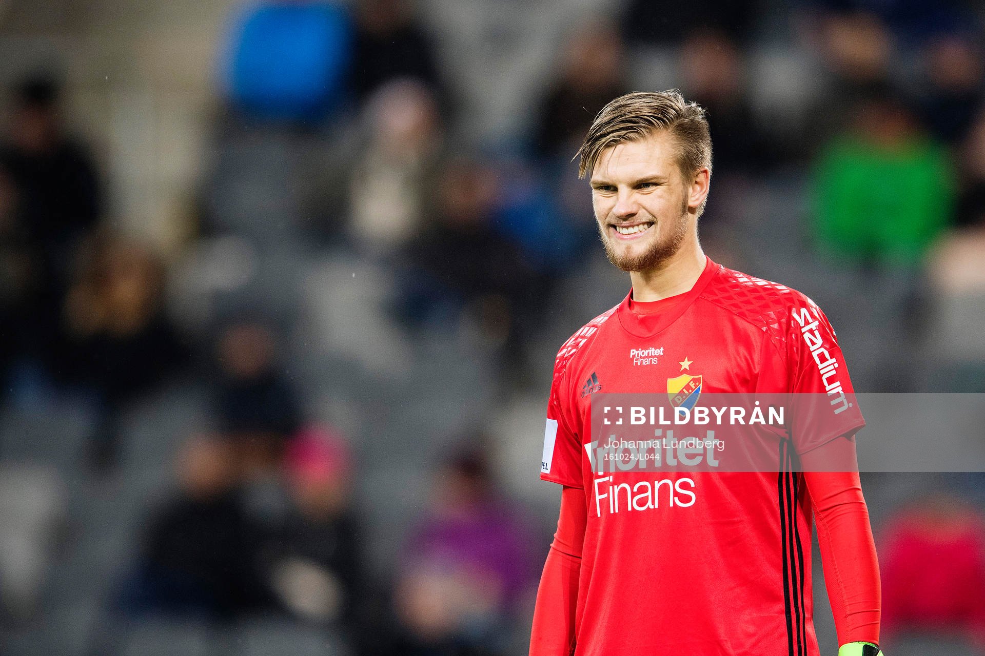 Djurgårdens målvakt Oscar Jonsson