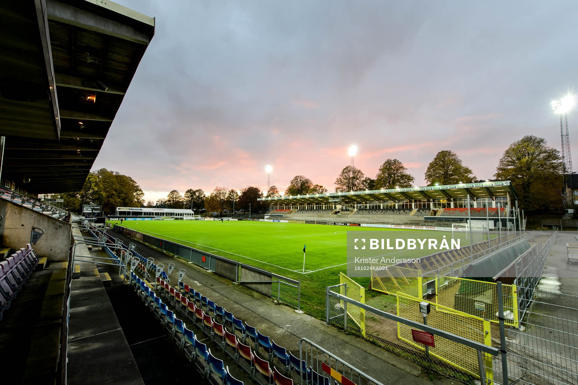 Örjans Vall före en fotbollsmatch i Superettan mellan