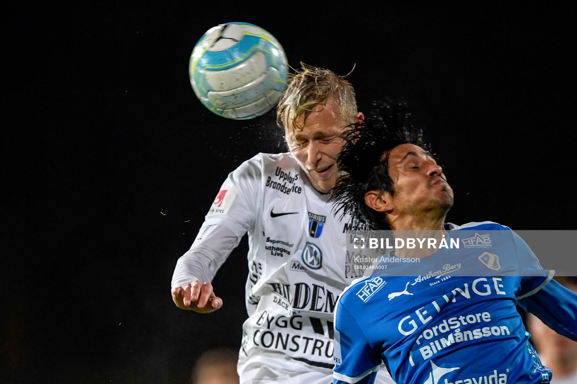 Sirius Christer Gustafsson och Halmstads Antonio Rojas
