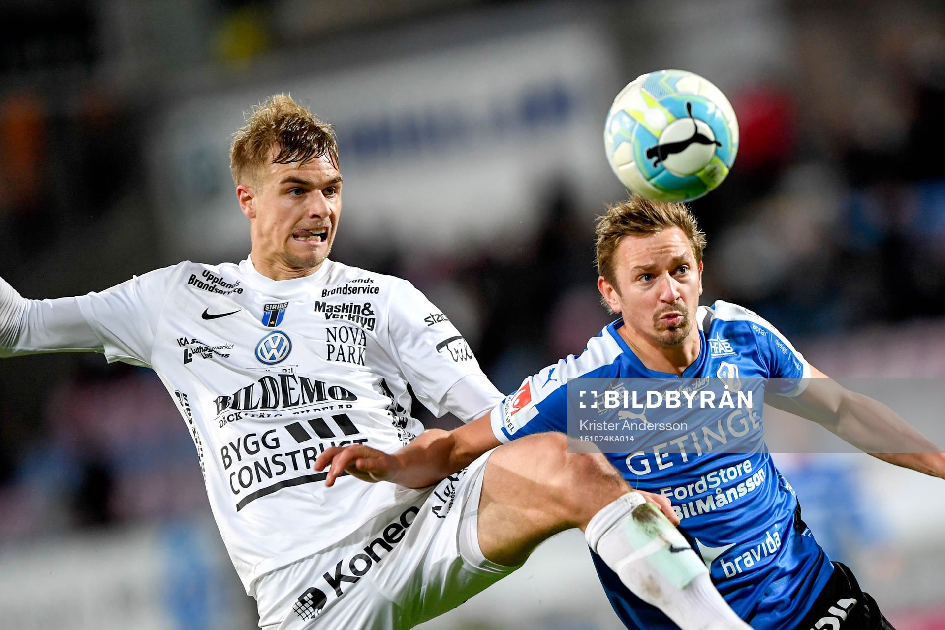 Sirius Oscar Pehrsson och Halmstads Fredrik Olsson