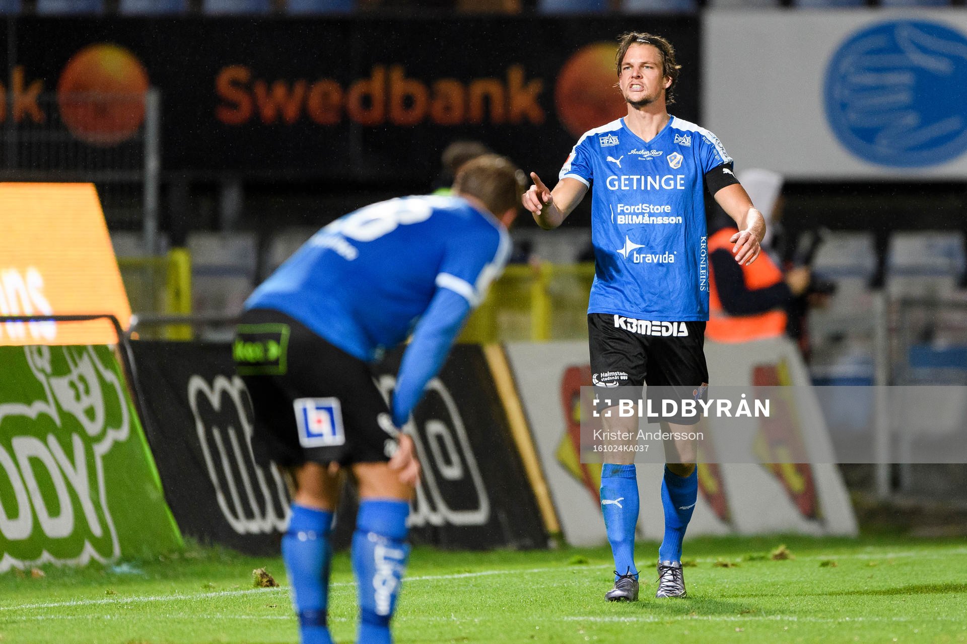Halmstads Fredrik Liverstam deppar