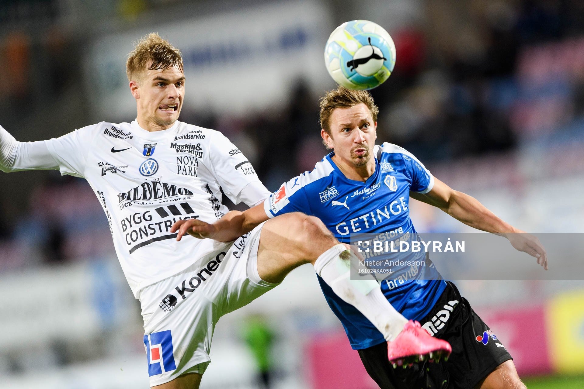 Sirius Oscar Pehrsson och Halmstads Fredrik Olsson