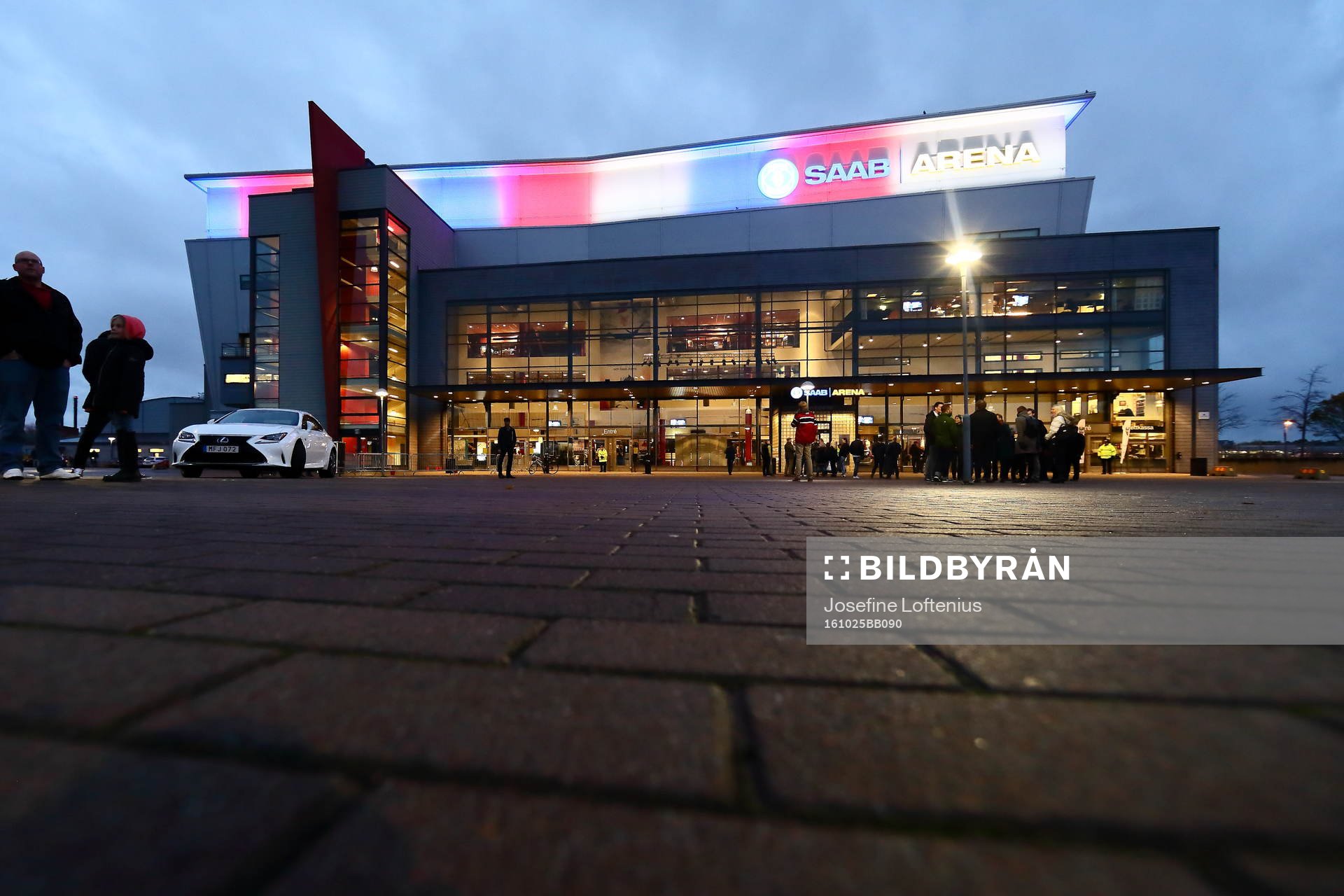Saab Arena innan ishockeymatchen i SHL mellan Linköping