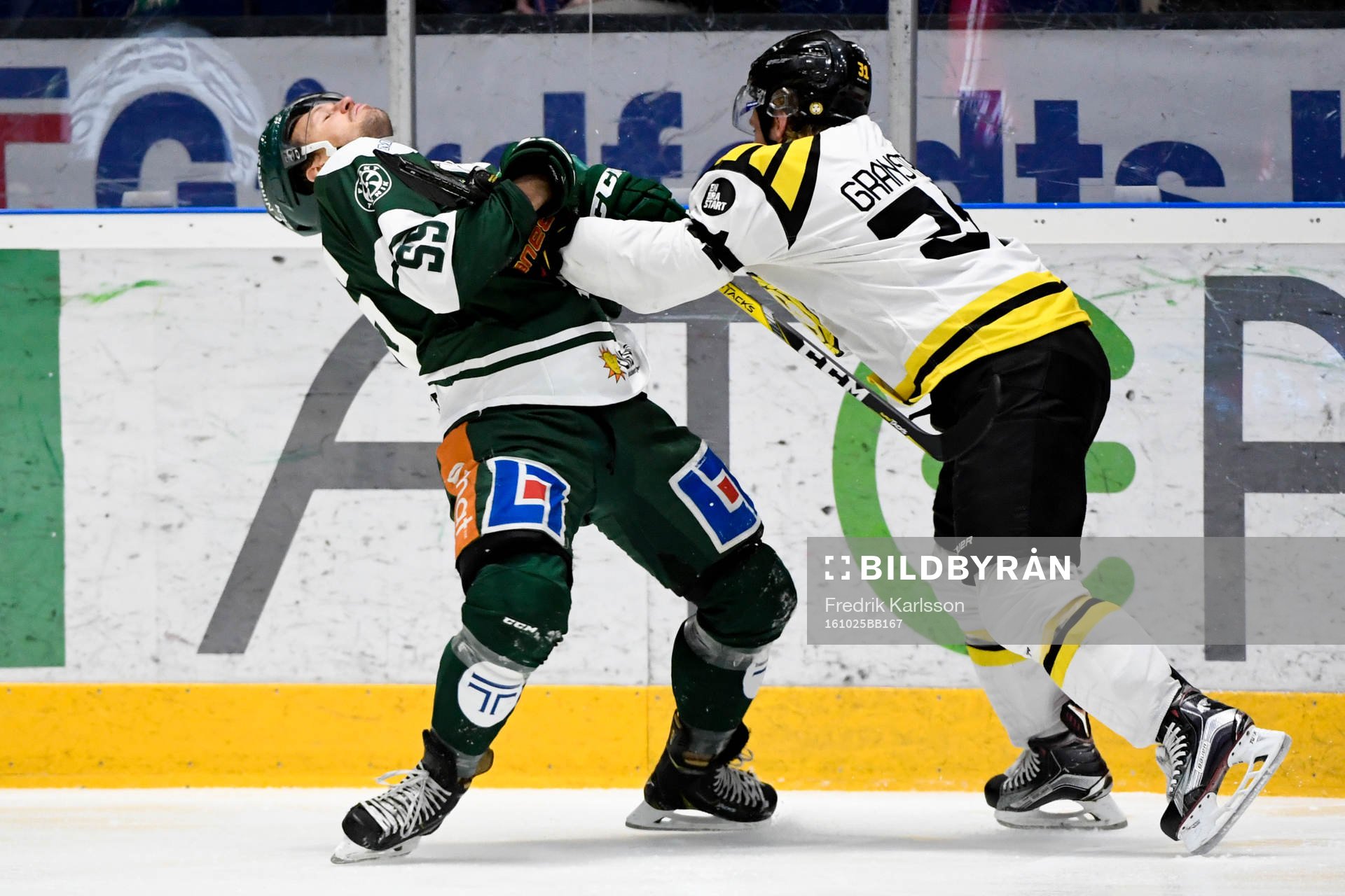 Färjestads Ole-Kristian Tollefsen och Brynäs Jonathan