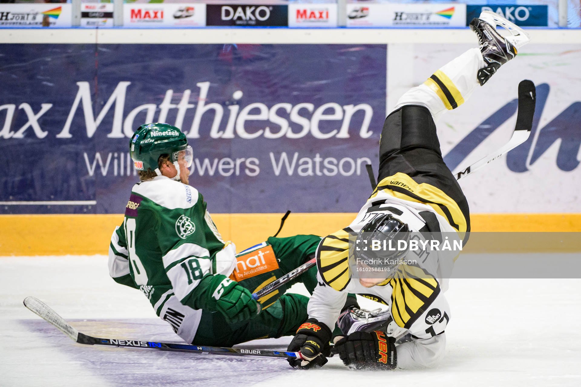 Färjestads Andreas Jämtin och Brynäs Pathrik Westerholm