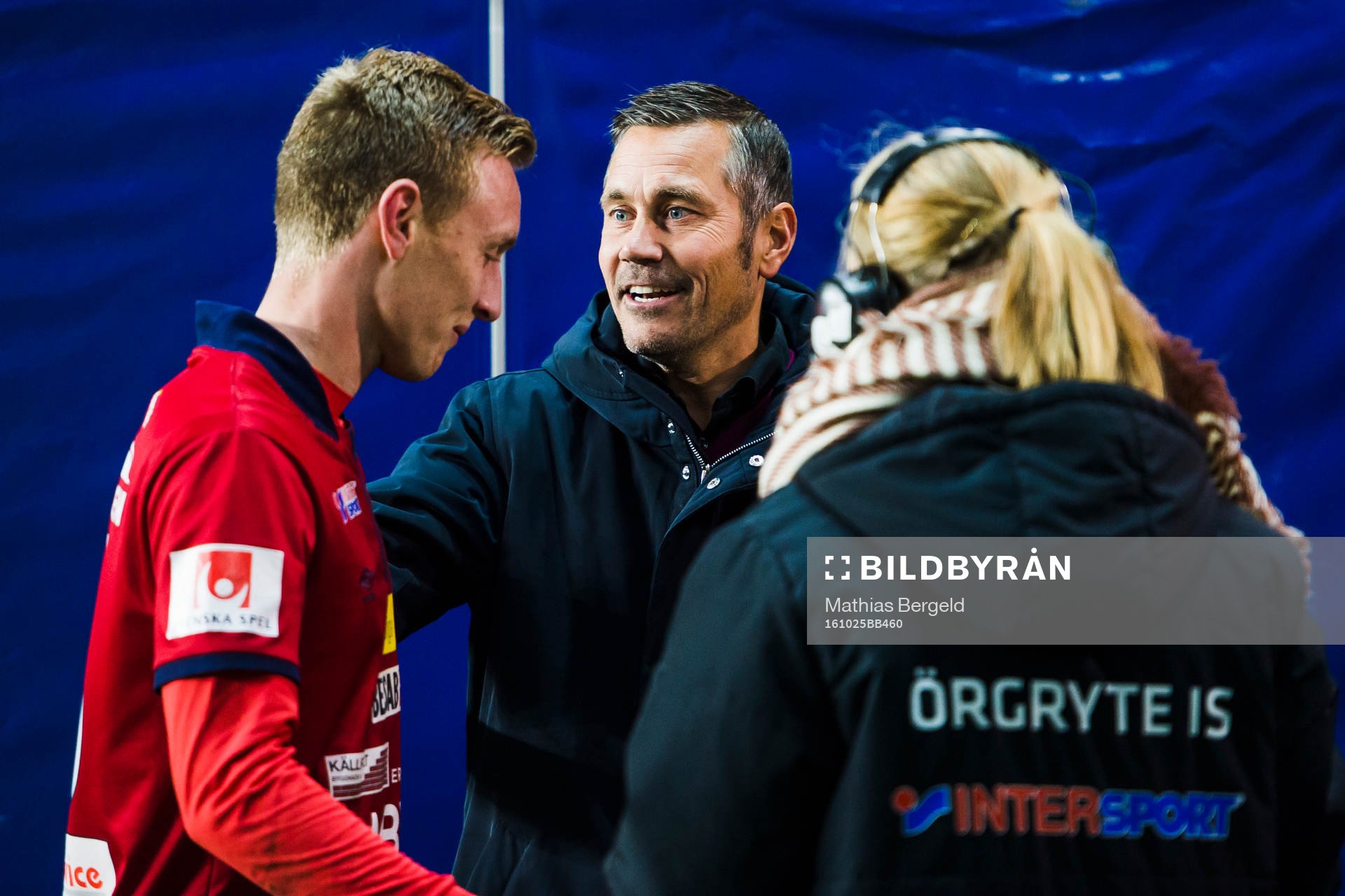 Örgrytes Sebastian Ohlsson och tränare Marcus Lantz