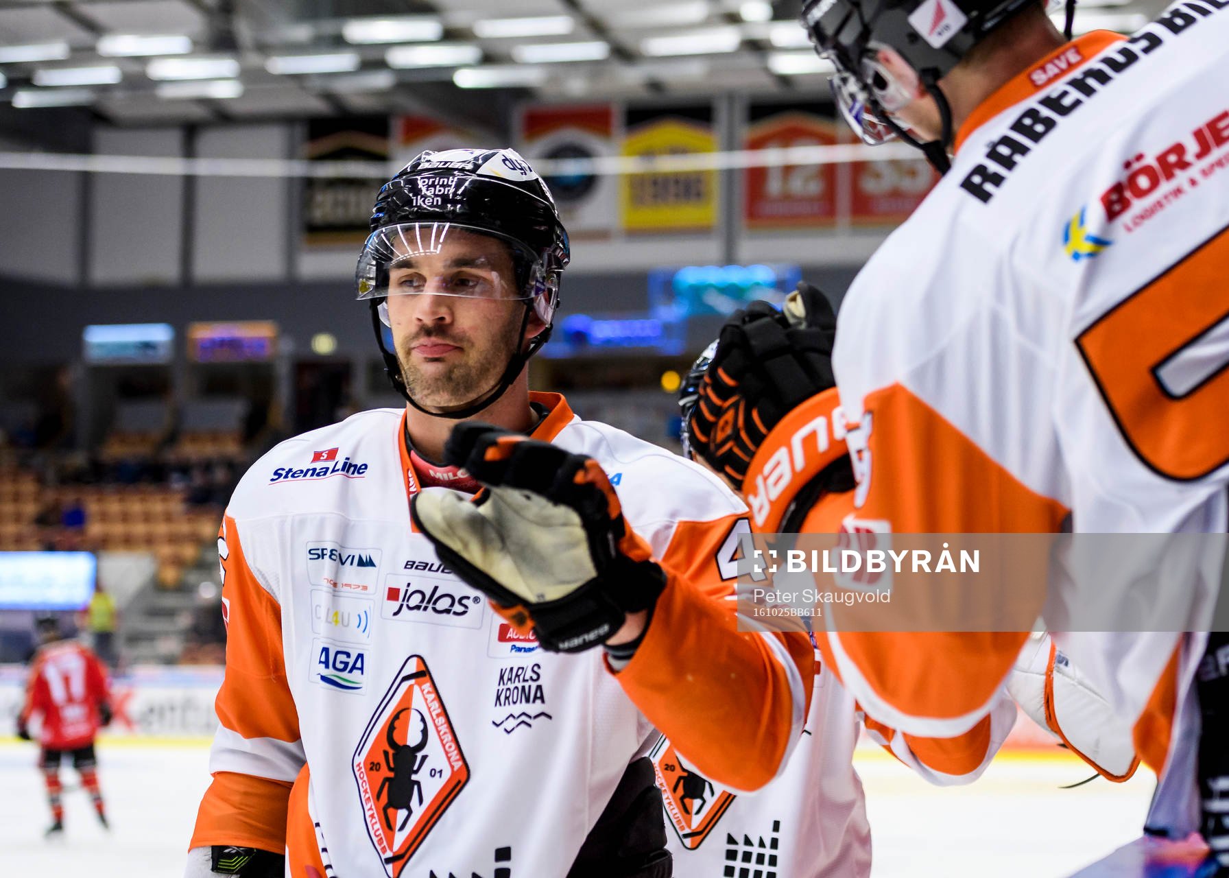 Karlskronas Niklas Arell jublar