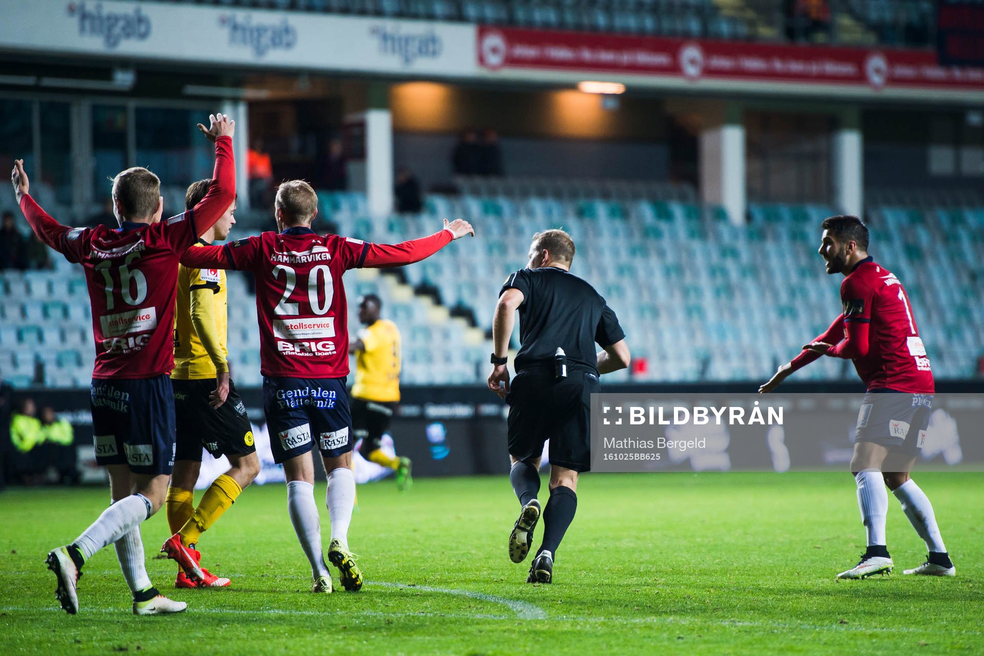 Örgrytes Sebastian Ohlsson, Niklas Klingberg och William