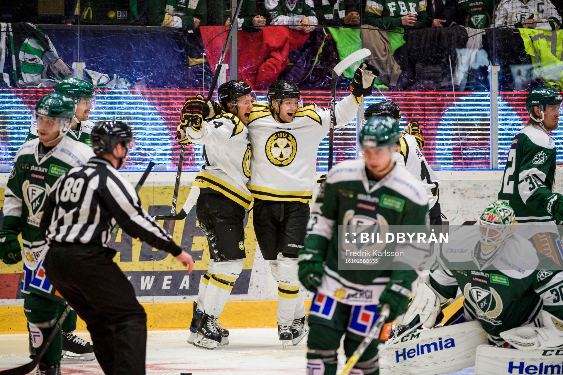 Brynäs Jacob Blomqvist jublar