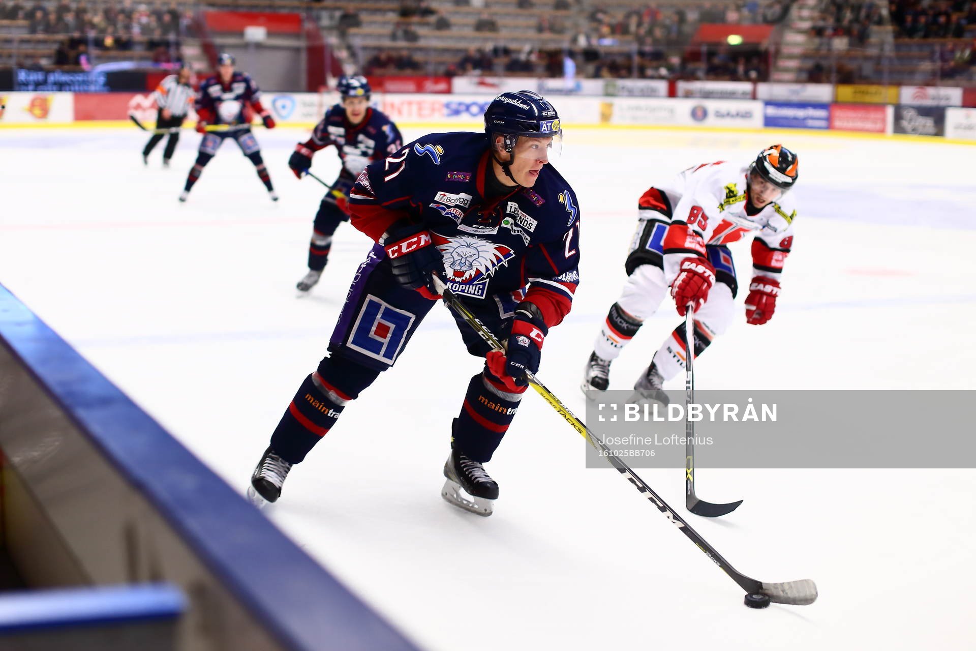 Linköpings Emil Sylvegård och Örebros Kalle Olsson