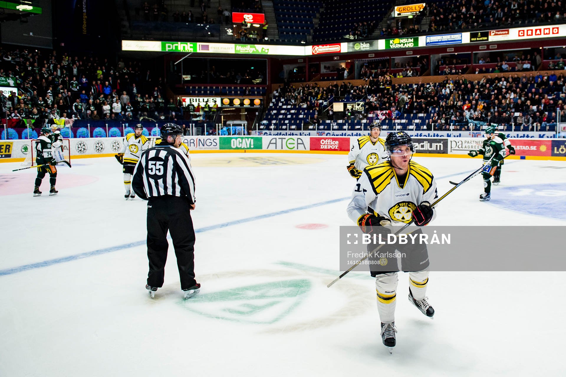 Brynäs Daniel Paille jublar