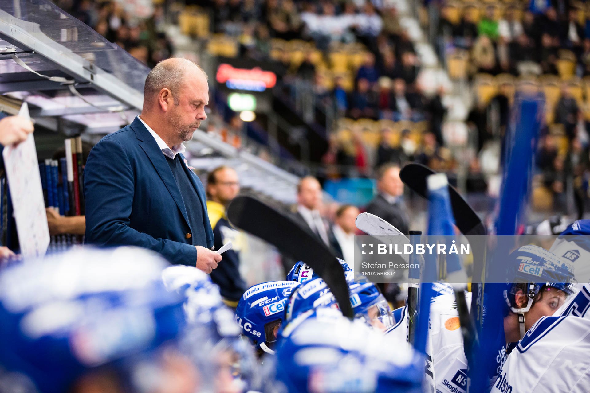Leksands tränare Per-Erik Johnsson