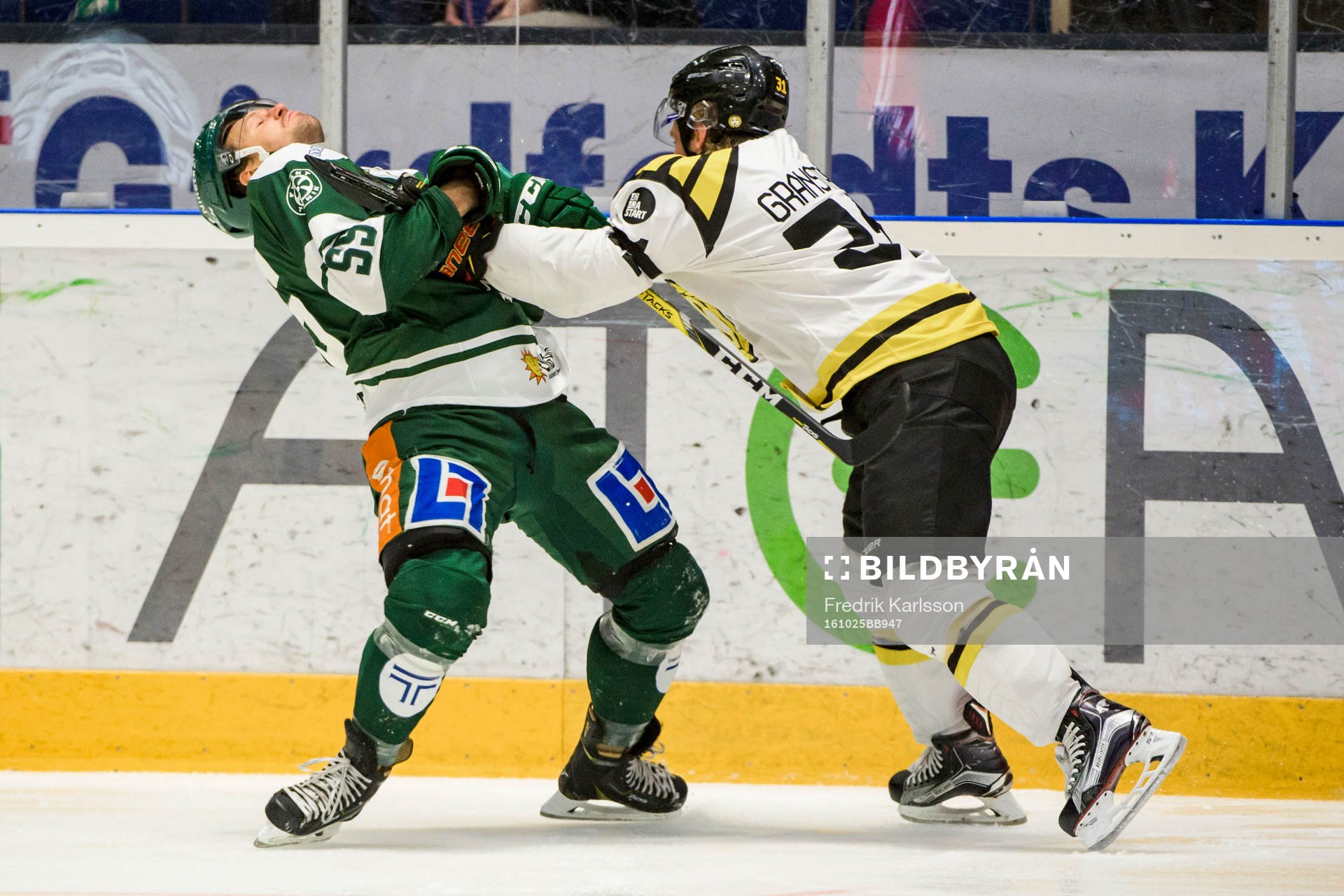 Färjestads Ole-Kristian Tollefsen och Brynäs Jonathan