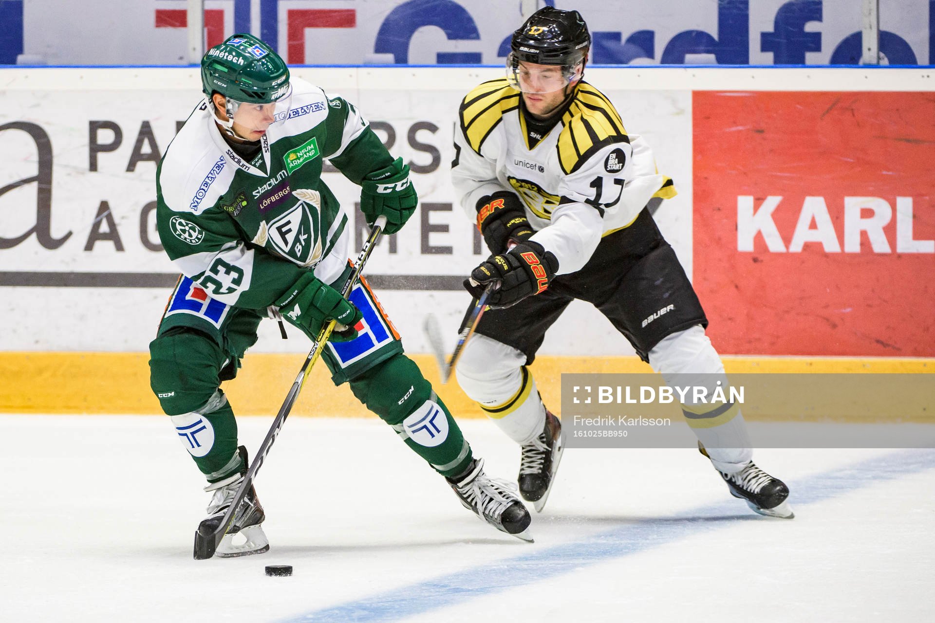 Färjestads Tim Stapleton och Brynäs Pathrik Westerholm