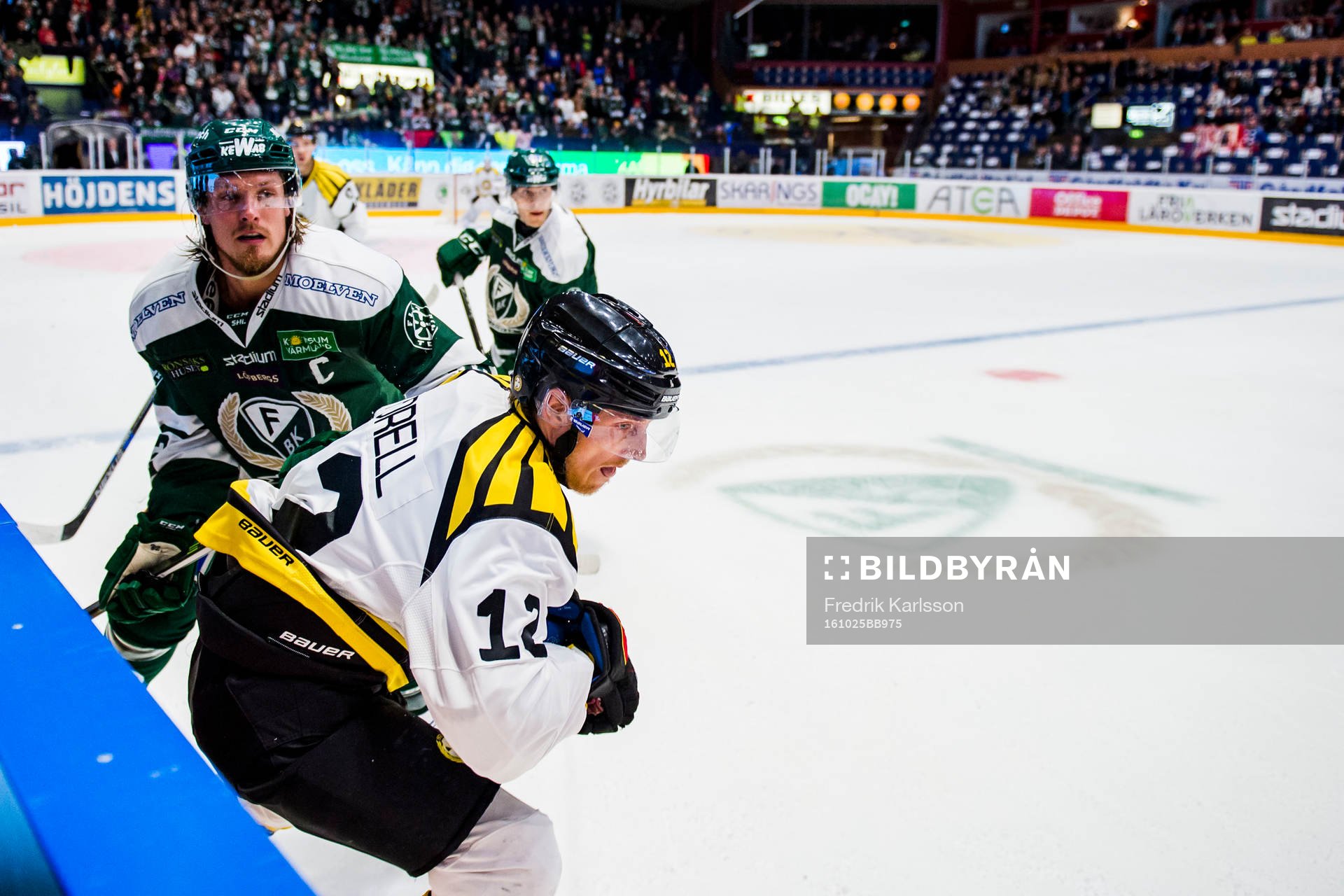 Färjestads Magnus Nygren och Brynäs Gustaf Thorell