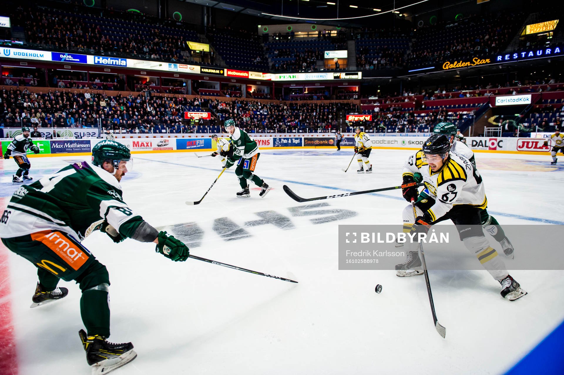 Färjestads Tomas Skogs och Brynäs Tomas Zaborsky