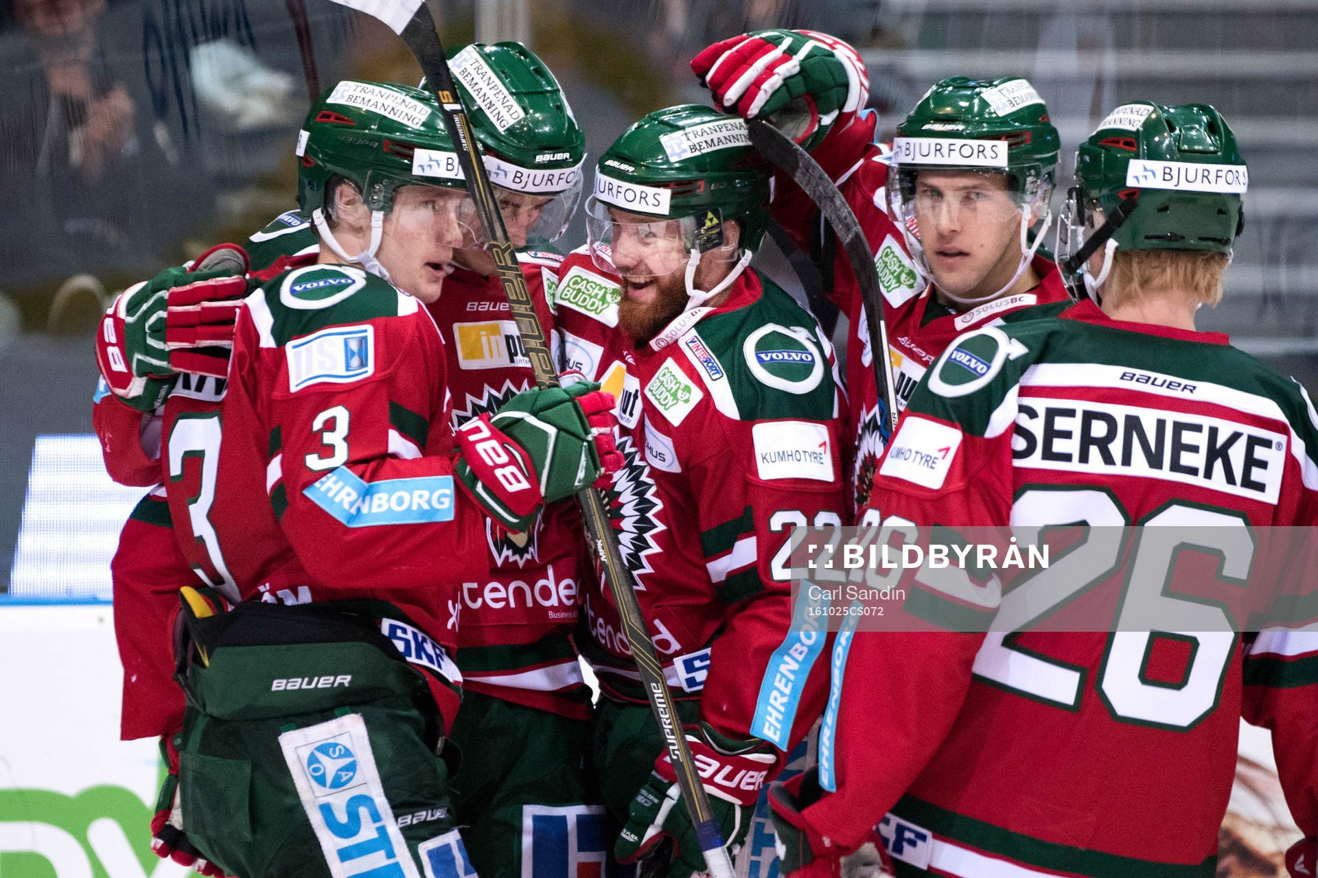 Frölundas Robin Figren jublar