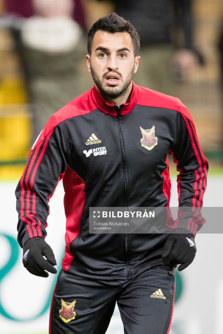 Östersunds Brwa Nouri värmer upp