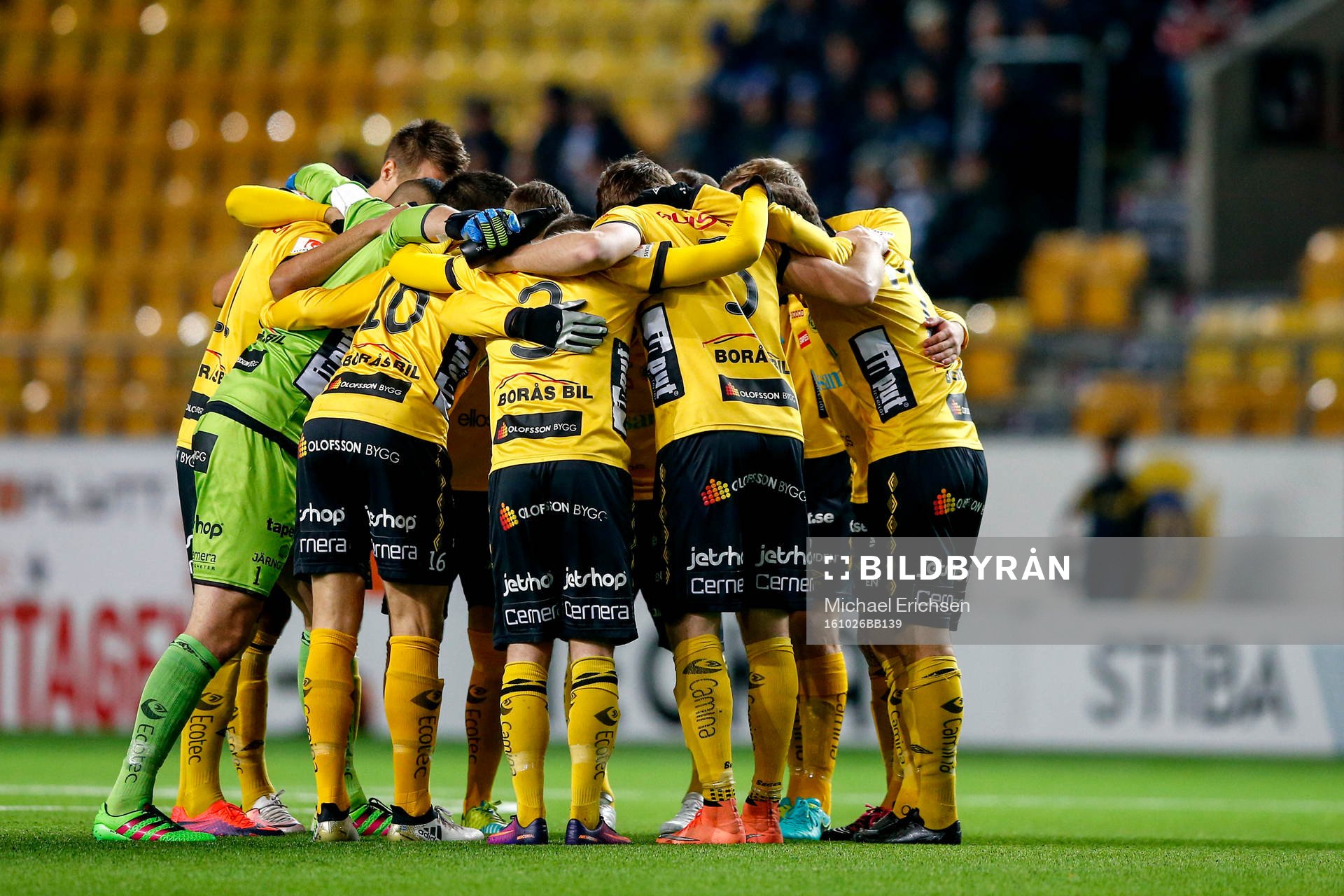 Elfsborgs spelare laddar