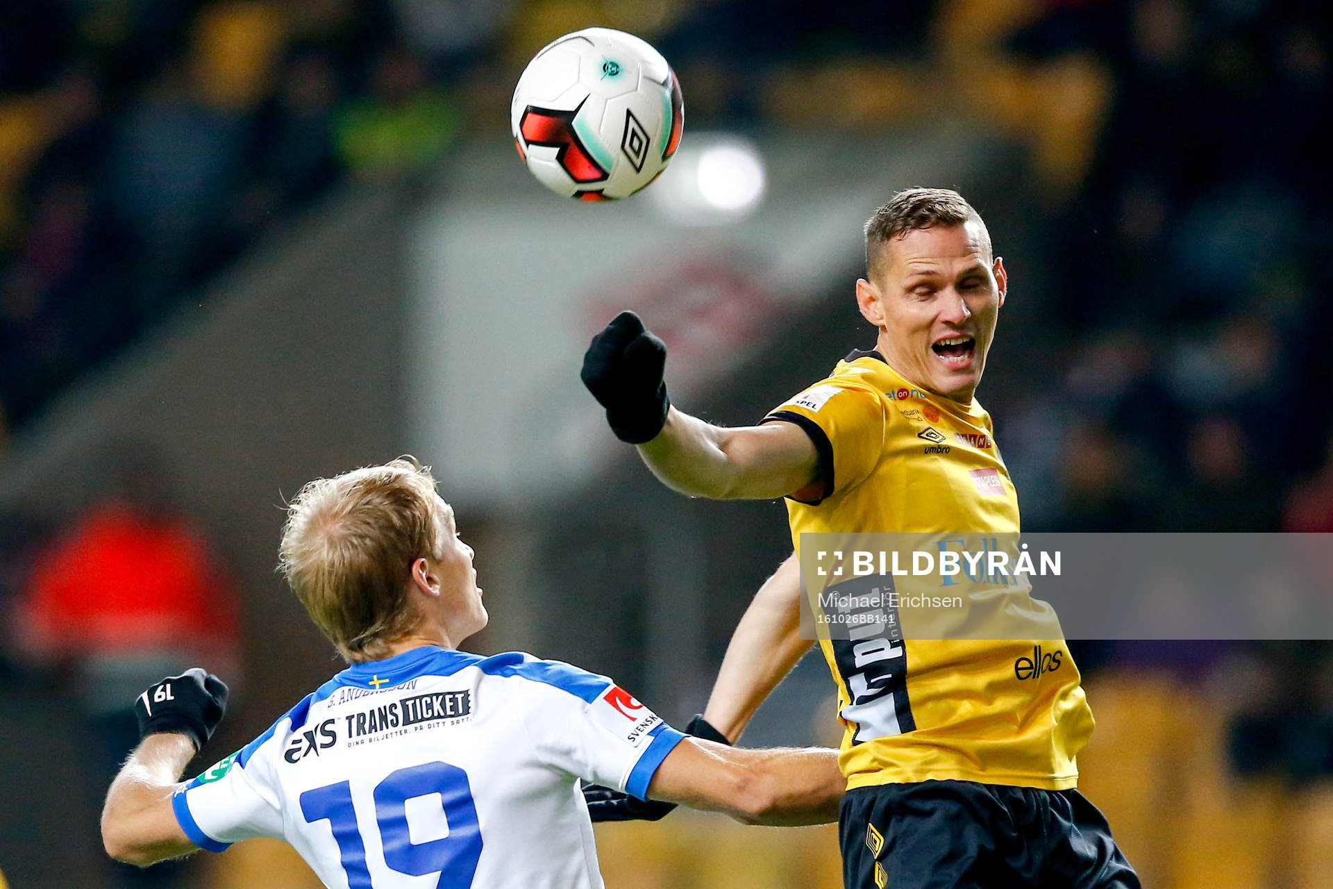 Norrköpings Sebastian Andersson och Elfsborgs Jon Jönsson