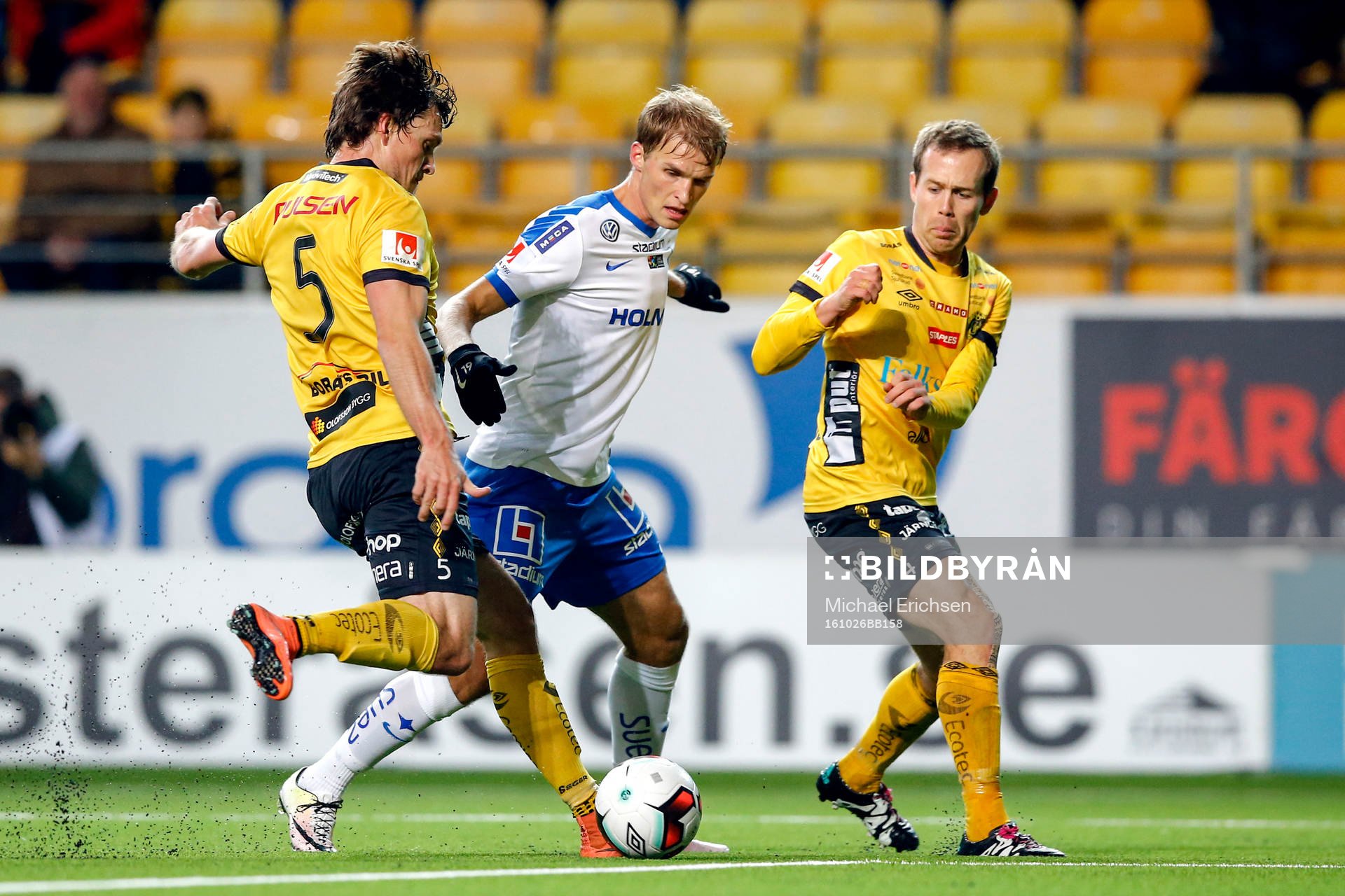 Elfsborgs Jörgen Horn och Anders Randrup och Norrköpings