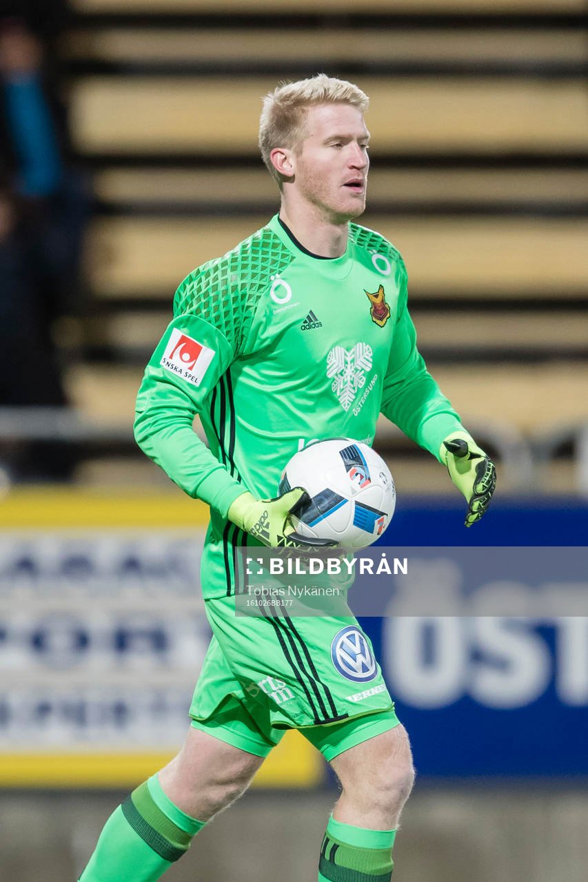 Östersunds målvakt Hampus Nilsson