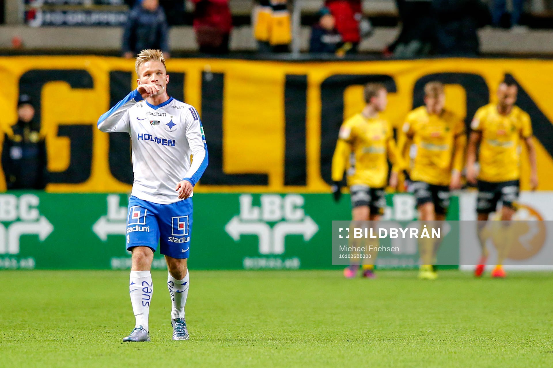 Norrköpings Nicklas Bärkroth deppar