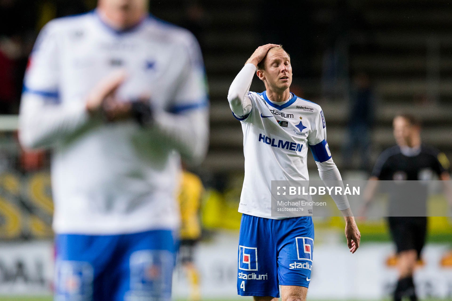 Norrköpings Andreas Johansson deppar