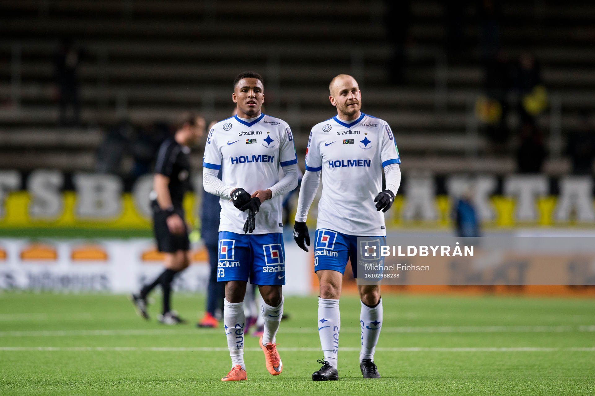 Norrköpings Niclas Eliasson och Daniel Sjölund  deppar