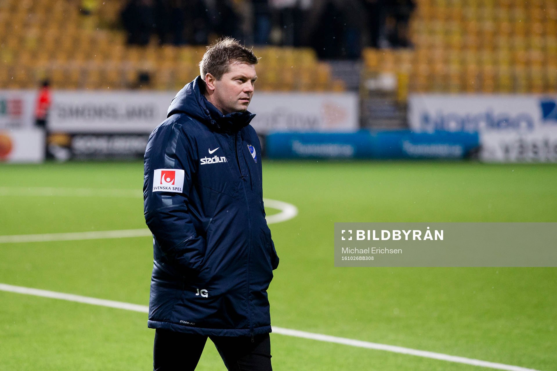Norrköpings tränare Jens Gustafsson deppar