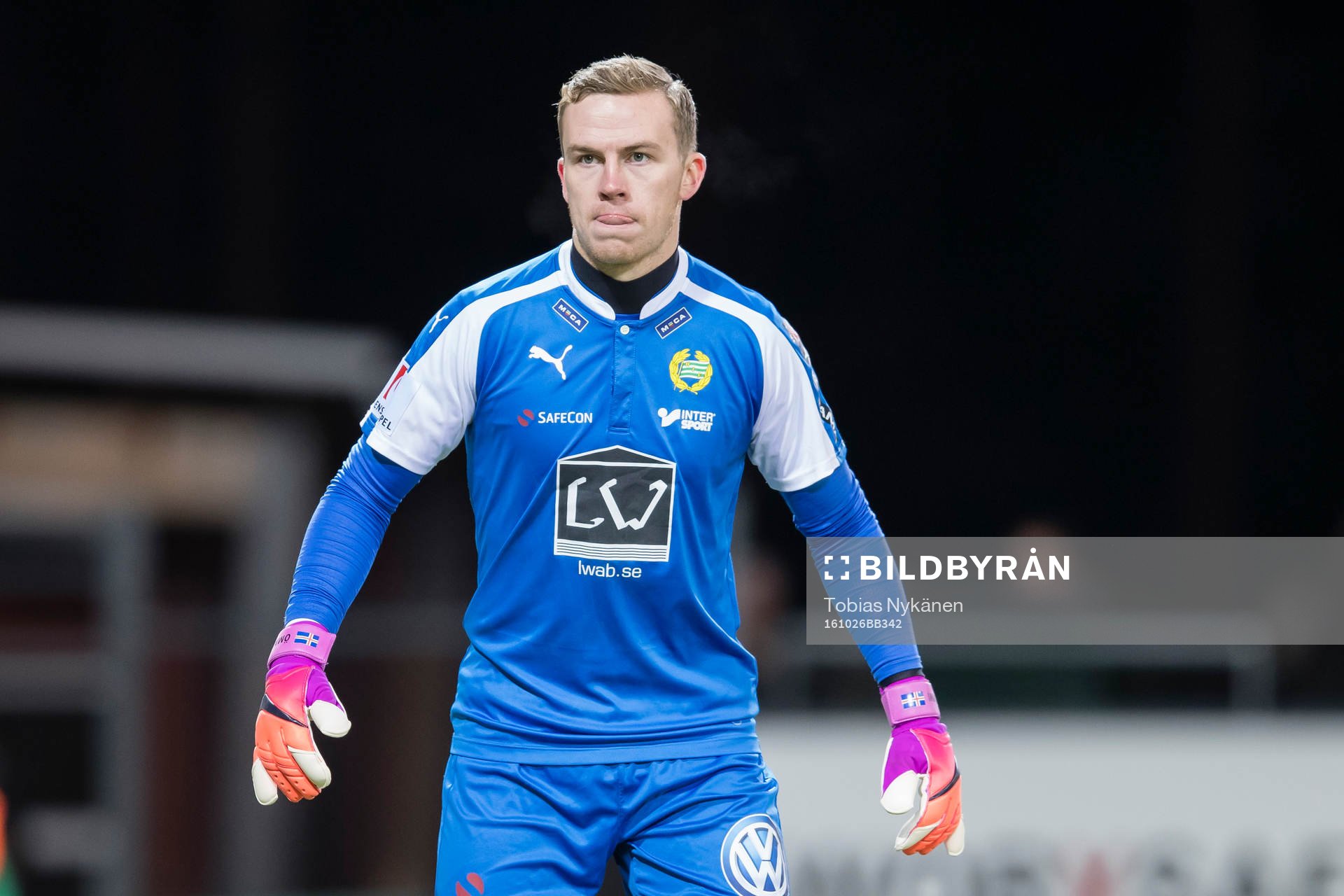 Hammarbys målvakt Ögmundur Kristinsson