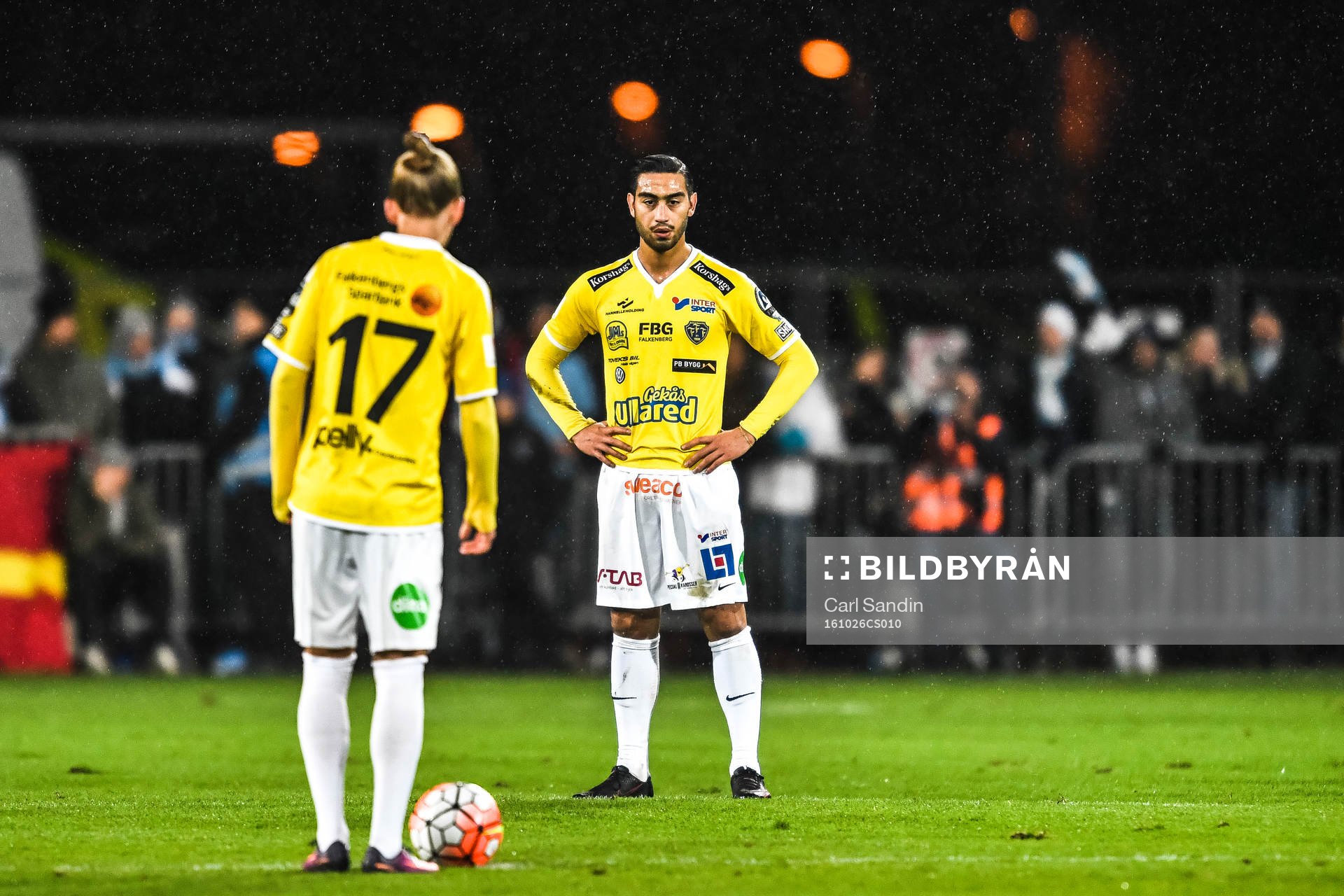 Falkenbergs Jesper Karlsson och Amin Nazari deppar
