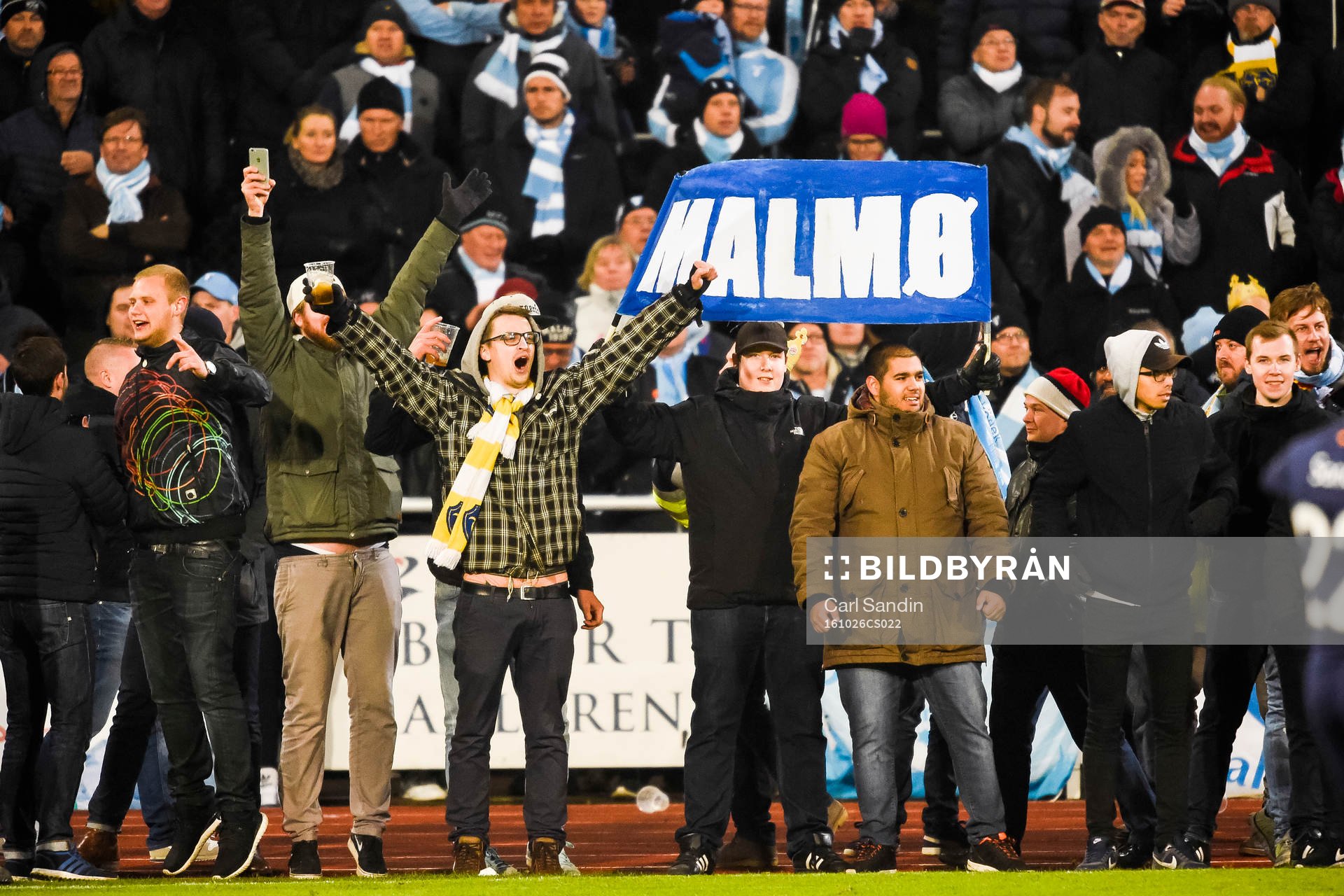 Malmö FFs supportar jublar