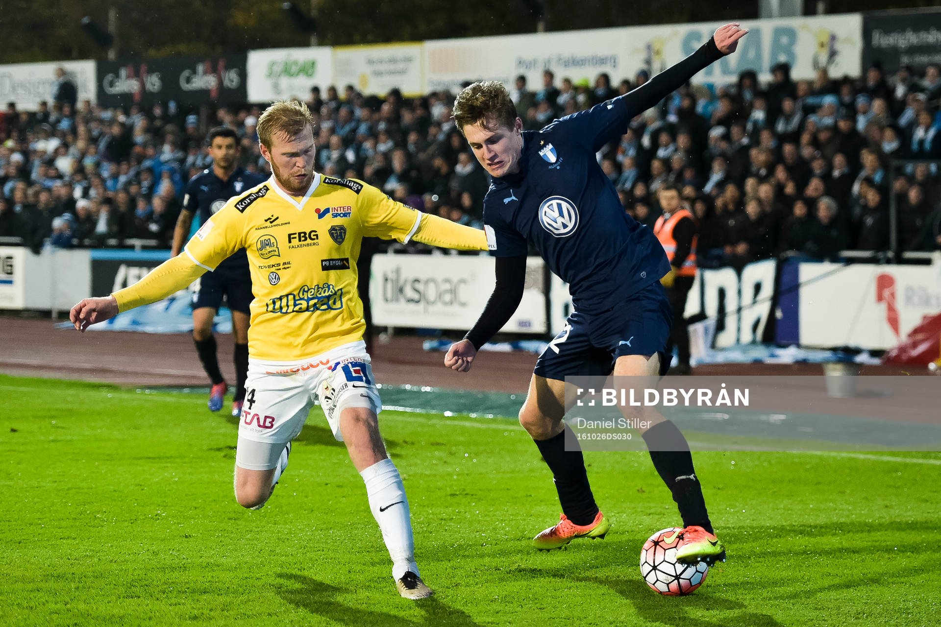 Falkenbergs Per Karlsson och Malmö FFs Mattias Svanberg