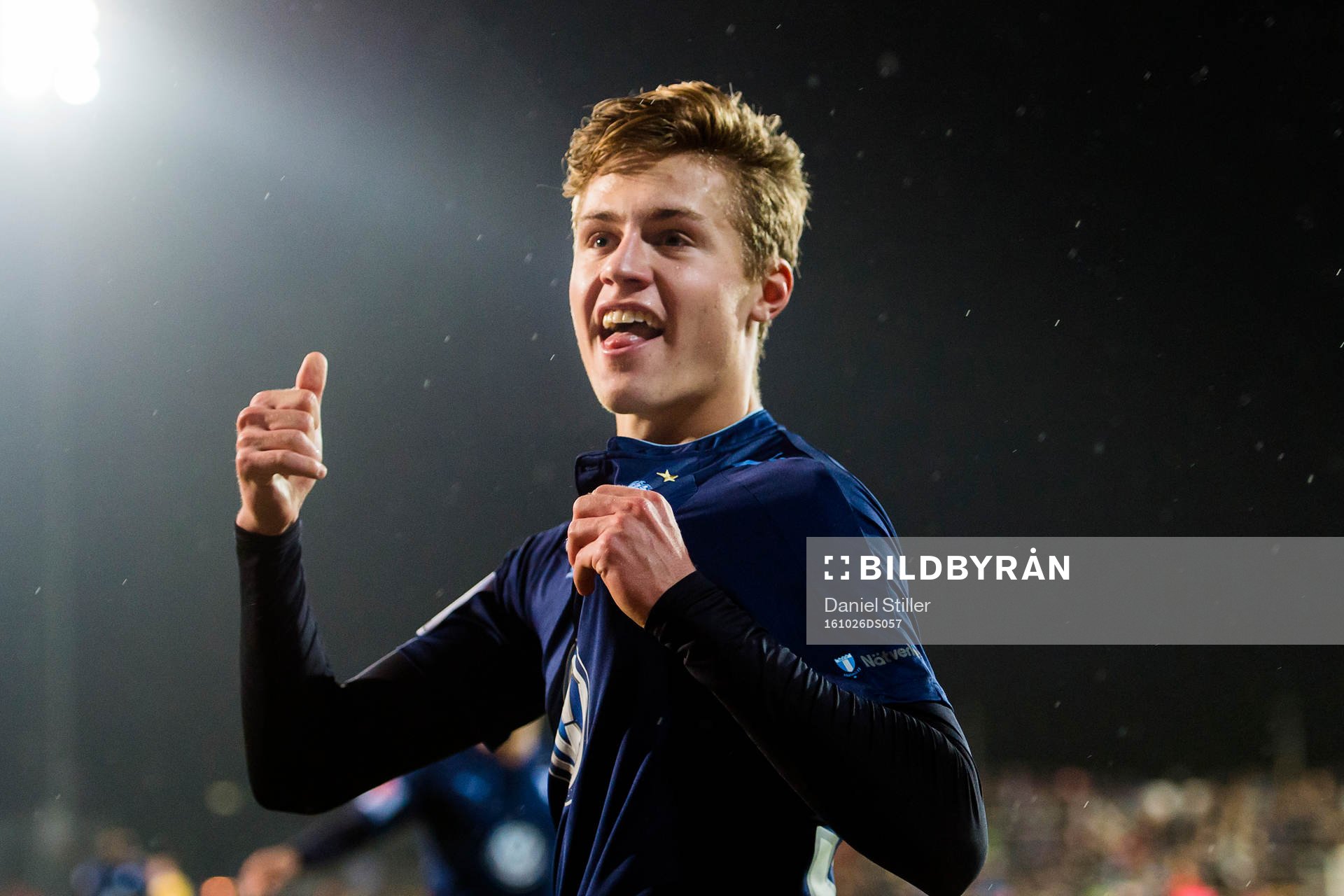 Malmö FFs Mattias Svanberg jublar