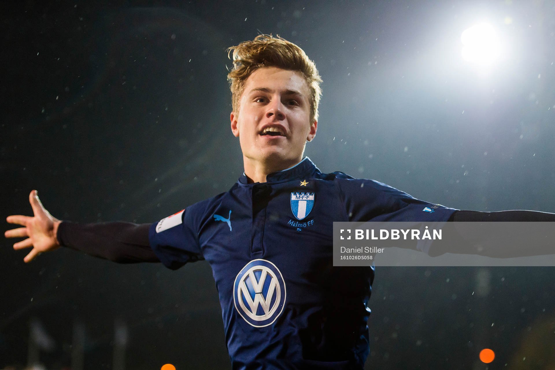 Malmö FFs Mattias Svanberg jublar